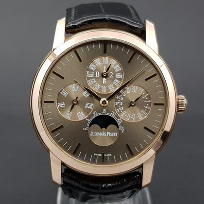 Audemars Piguet Jules Audemars Perpetual Calendar 26390OR.OO.D093CR.01 41MM Very Good condition Rose Gold X414 - Image 12
