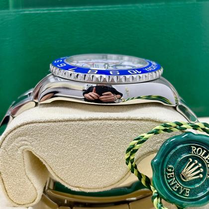 Rolex Yacht-Master II 116680 White Dial Mercedes hands + Box - Image 5