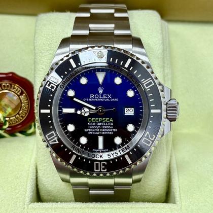 Rolex Sea-Dweller Deepsea 116660 44mm James Cameron Blue and Black Dial Box + Papers - Image 12