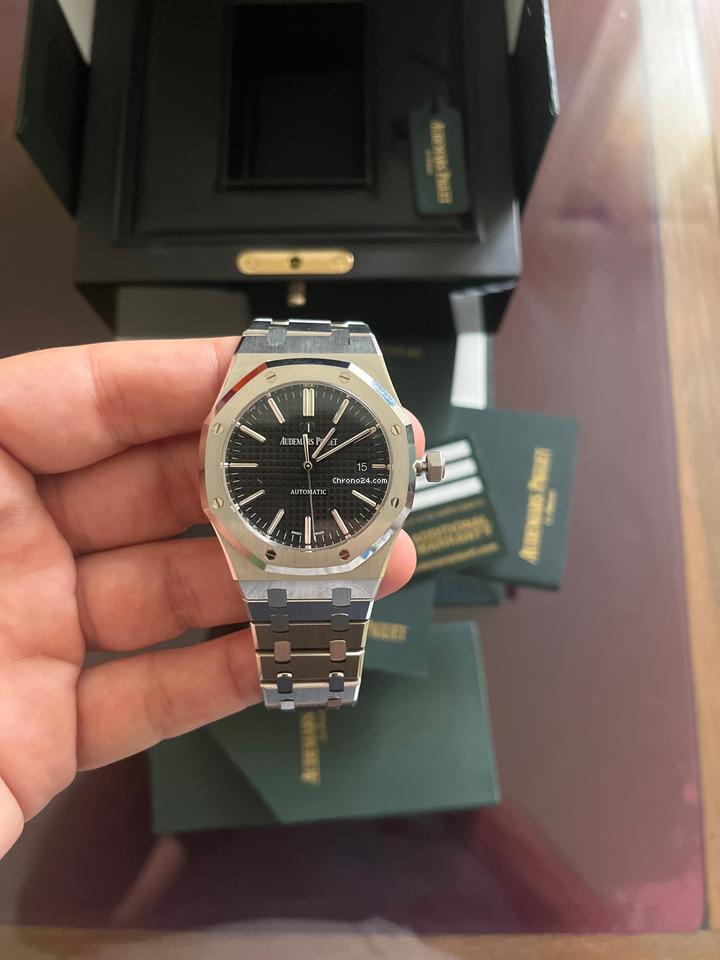 Audemars Piguet Royal Oak Selfwinding Black dial full set - Image 2