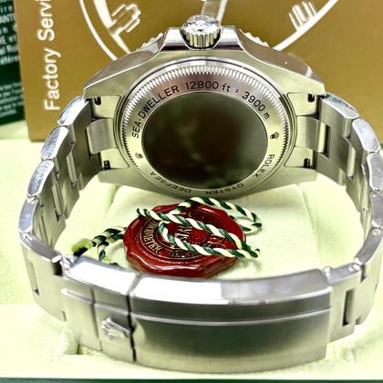 Rolex Sea-Dweller Deepsea 116660 44mm James Cameron Blue and Black Dial Box + Papers - Image 4