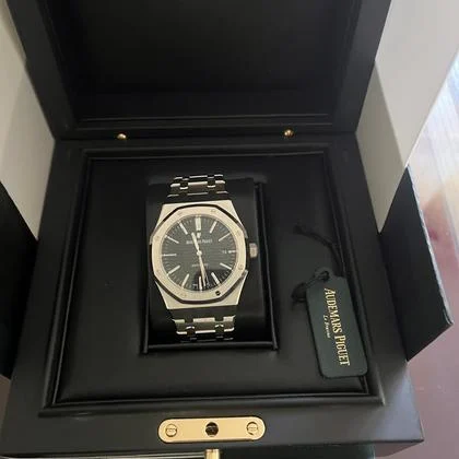Audemars Piguet Royal Oak Selfwinding Black dial full set - Image 6