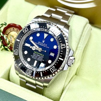 Rolex Sea-Dweller Deepsea 116660 44mm James Cameron Blue and Black Dial Box + Papers