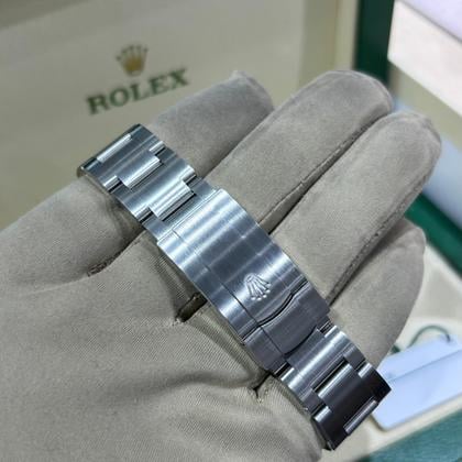 Rolex Oyster Perpetual 41 Yellow Dial Stainless Steel 124300-0004 Unworn Full Set - Image 3