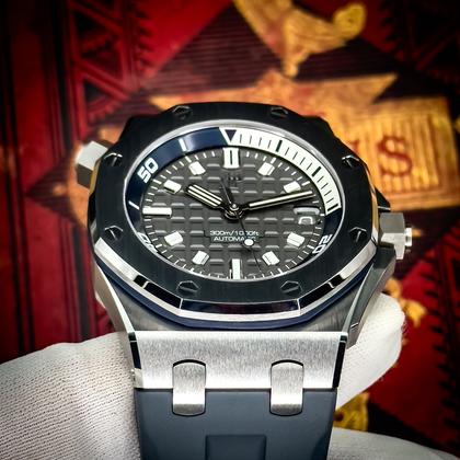 Audemars Piguet Royal Oak Offshore Diver 15720ST.OO.A009CA.01 Gray Dial 42mm Full Set - Image 13